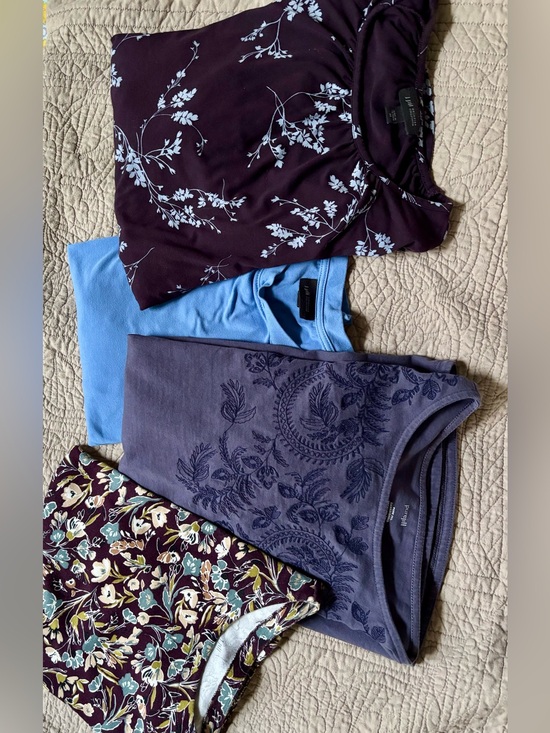 Tops - 4 J. Jill long sleeved pullover tops, GUC